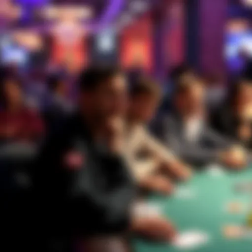 Scene showing disappointed poker players after the cancellation of the main event final at 888poker, with empty tables and upset expressions.