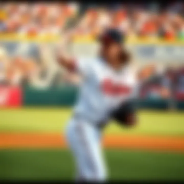 Aaron Nola in his baseball uniform on the pitching mound during a game, preparing to throw a pitch.