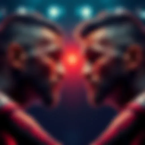 Adesanya vs Pyfer Fight Night Adesanya and Joe Pyfer face off in a UFC Fight Night promotional image