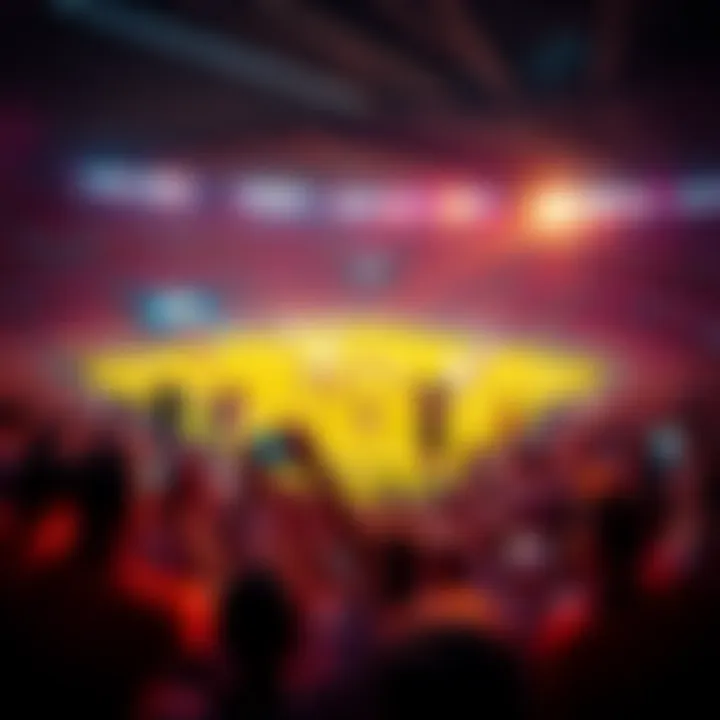 Fans cheering in the stadium as AFL teams compete, showcasing vibrant energy and anticipation for the game.