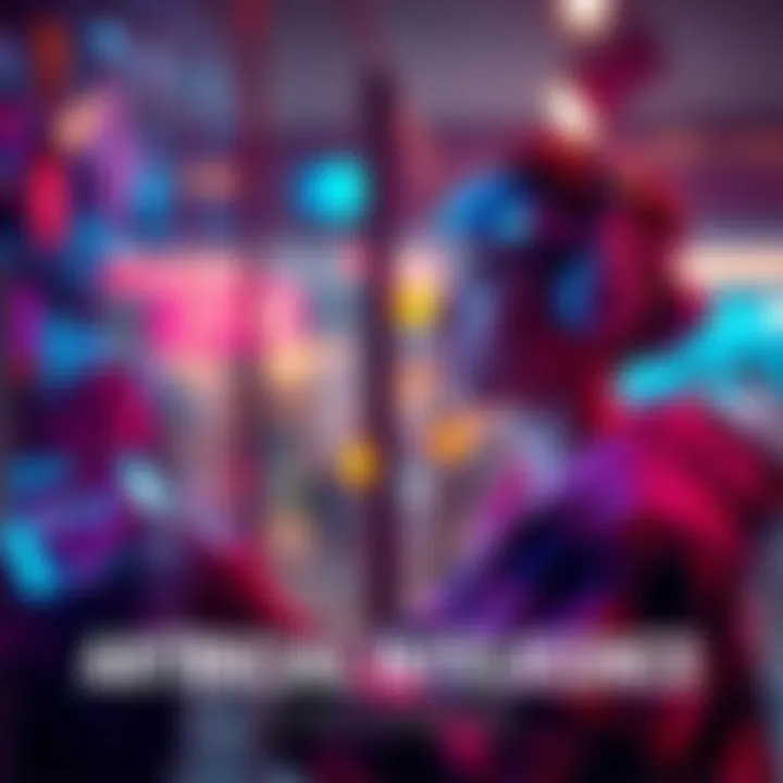 A person interacting with a virtual assistant, highlighting how AI influences daily decisions.