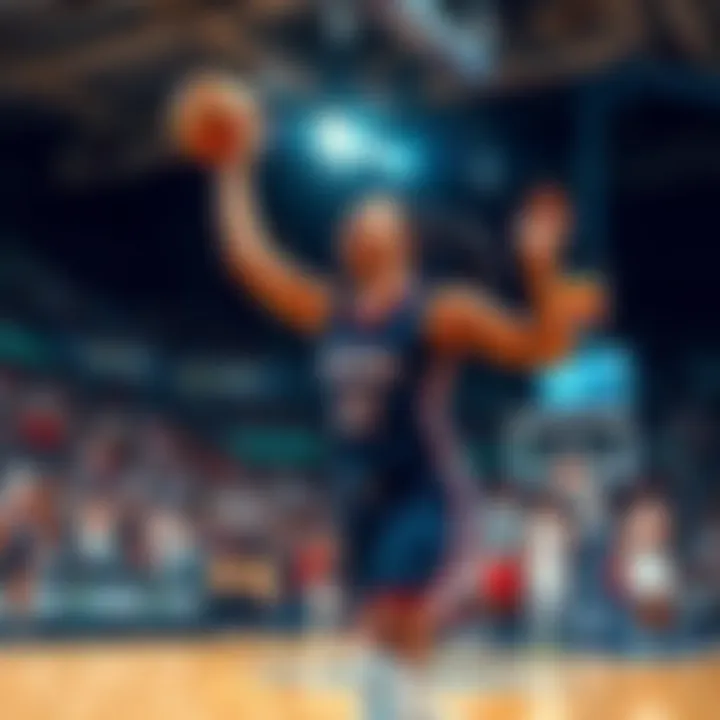 Alyssa Thomas celebrating after making a crucial play in a basketball game