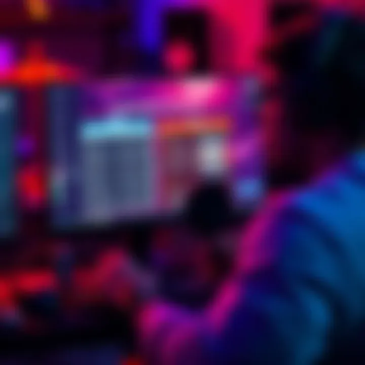 A player reviewing their poker hand decisions on a computer with the GTO Wizard strategy guide open on the screen