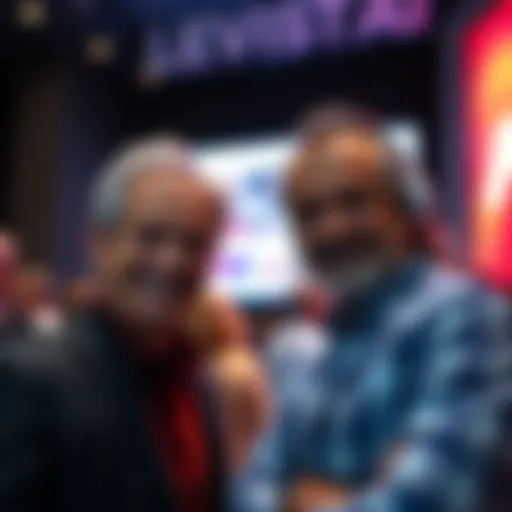 Antonucci and Baffert smiling together at an event, representing their new roles in the HISA Advisory Council