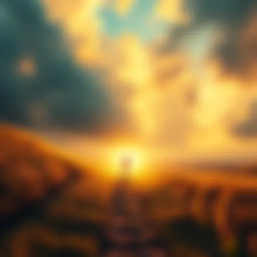 A person standing on a path, looking towards a bright light in the distance, symbolizing the feeling of nearing a goal.