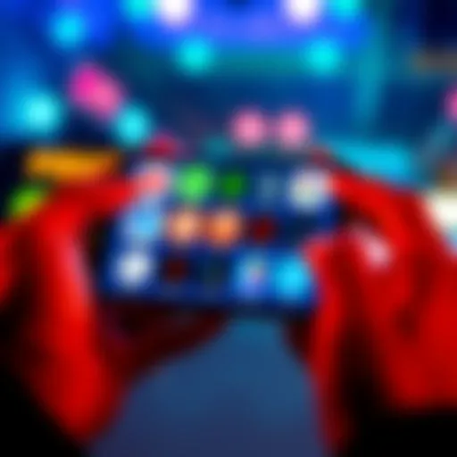 A smartphone displaying various apps used to block gambling websites, emphasizing focus and productivity.