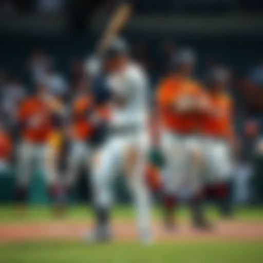 Houston Astros players looking frustrated after a strikeout during a game against Detroit Tigers.