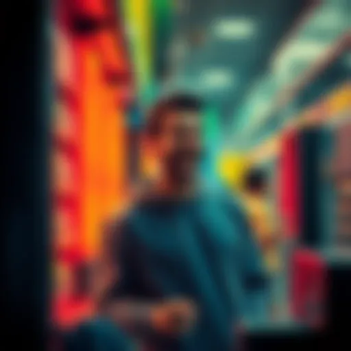 A person placing a bet on a football match at a betting shop, showing excitement and focus.