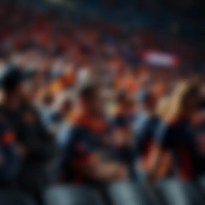 Fans reacting to Auburn's game loss, showing disappointment in the stands