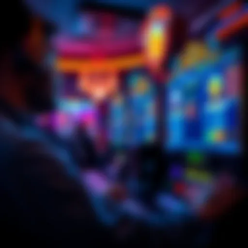 A player focused on the Aviator game screen, analyzing strategies for responsible betting and money management.