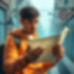 A person looking confused while holding a map, symbolizing the struggle to avoid pitfalls in everyday situations