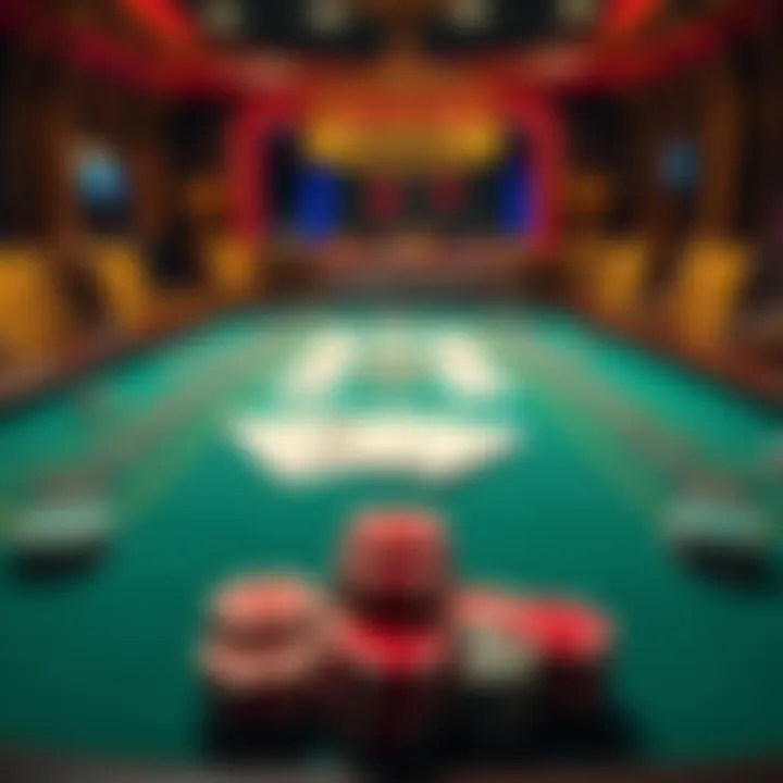 A baccarat table showing cards and chips, illustrating a potential big win that no one bet on.