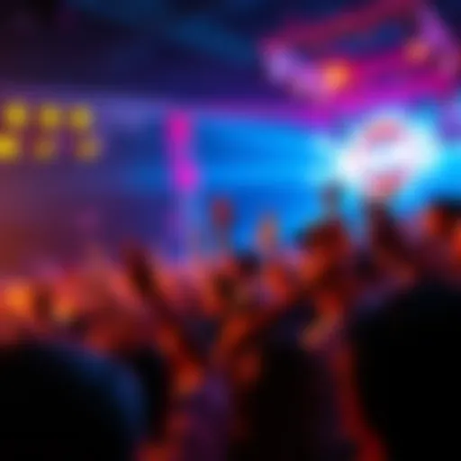 A lively crowd engaging with the BANG phenomenon, showing excitement and energy in the atmosphere.