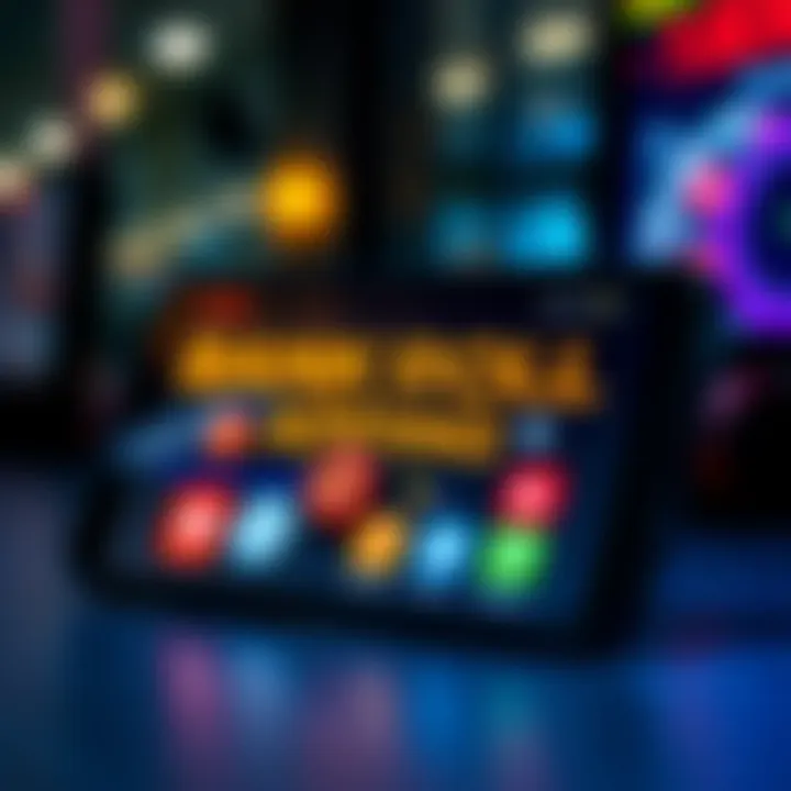 A smartphone displaying various bankroll building apps for betting pools