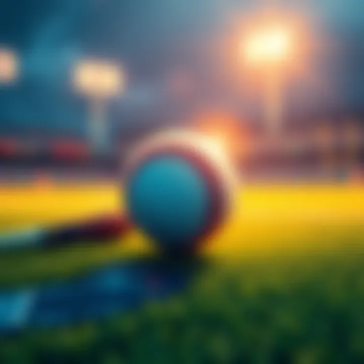 Illustration showing baseball statistics and analysis for betting strategies