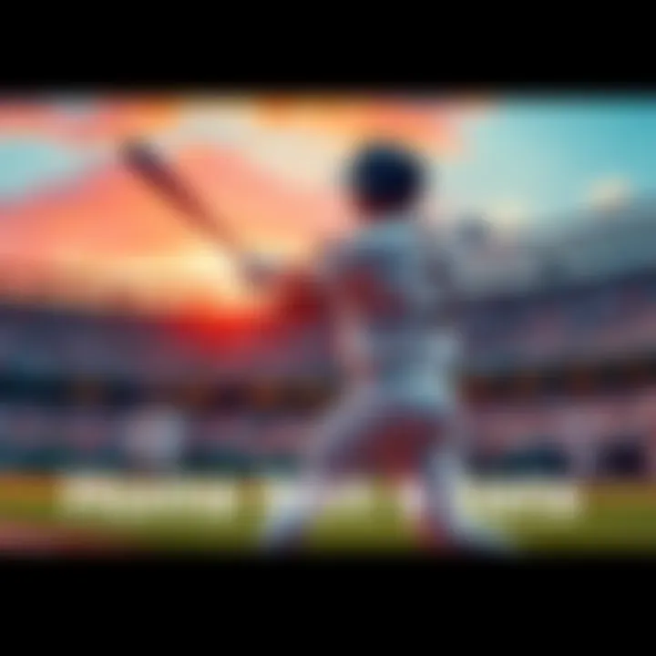 Baseball home run bets A baseball player swinging a bat at a pitch, with a stadium crowd in the background, symbolizing home run betting.