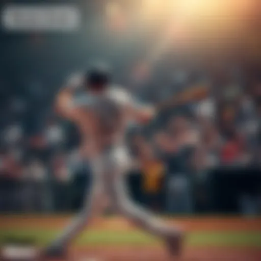 Impact of Two Home Runs Baseball player hitting a home run during a game, with fans cheering in the background