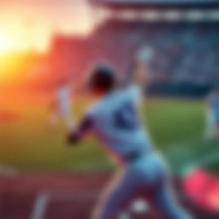Players from the TOR and NYY teams in action on the baseball field during a game