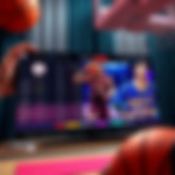 A visual representation of basketball betting strategies, showing odds and key players like Giannis and Jamal Murray on a digital screen with basketball elements in the background.