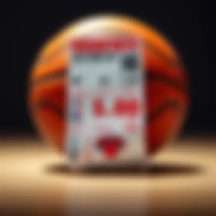 A betting slip showing a large wager on the New York Knicks to win with a spread of -5.5, alongside a basketball in the background.