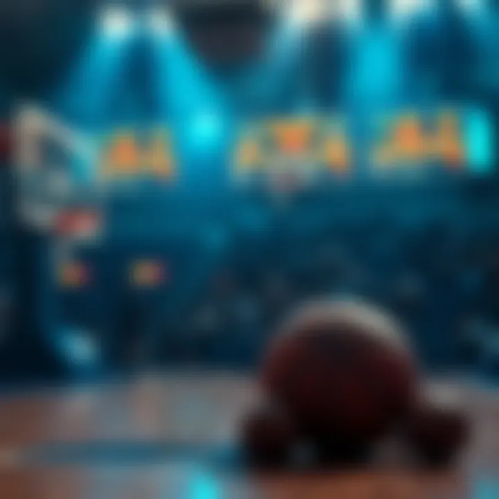 A person placing a bet on two basketball games with a focus on low stakes for better results