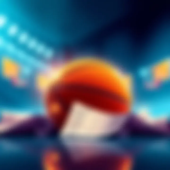 Illustration of basketball betting tips with a basketball and betting slips