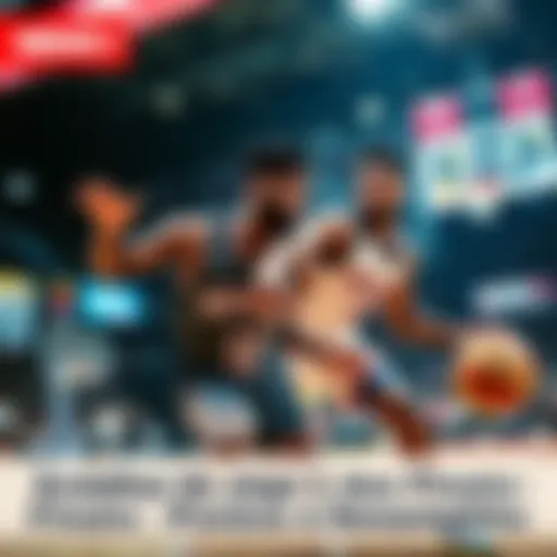 Players OG Anunoby and Dylan Harper competing in a basketball game during the Finals