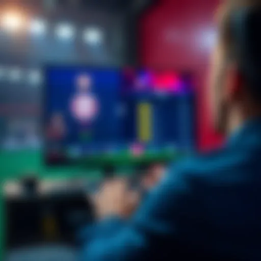 A person placing a live bet while watching a Bayern game on television, with focus on the screen showing the match score and odds.