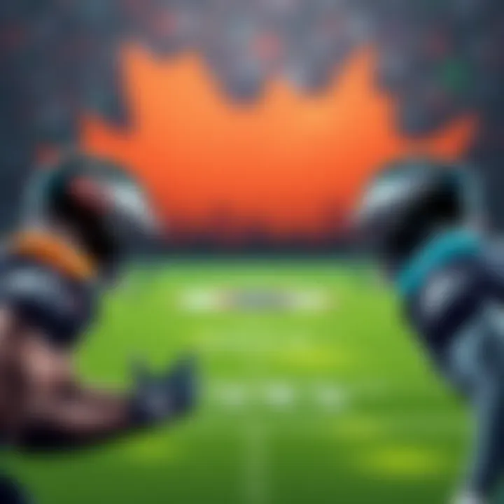 Bears vs Eagles Game Analysis Players from the Bears and Eagles facing off during an NFL game