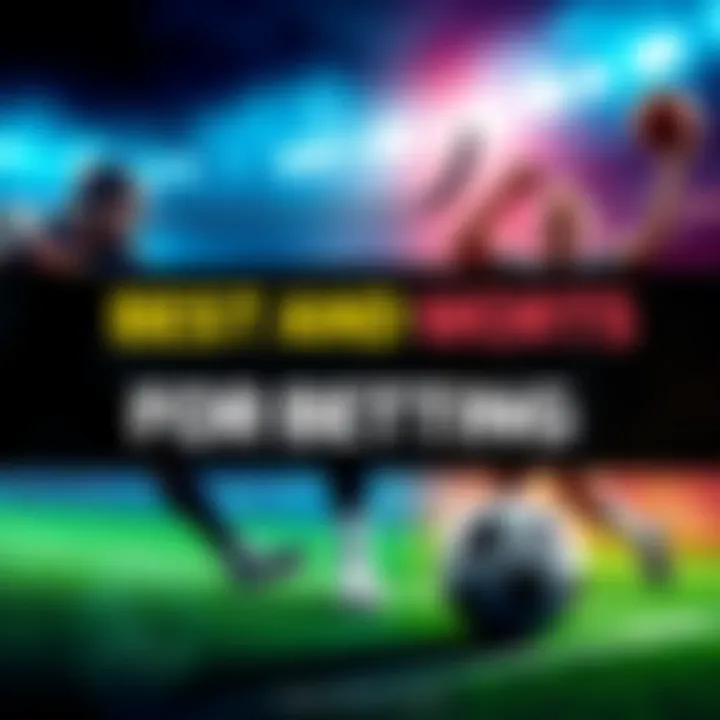 A visual comparison of sports like golf, hockey, basketball, baseball, and soccer showing their appeal for betting