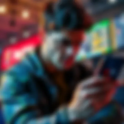 A frustrated individual looking at a betting app on their phone, depicting issues with bonuses and promotions.