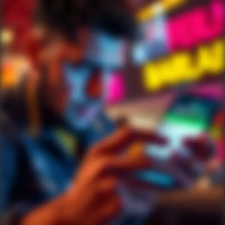 A concerned bettor looks at a smartphone displaying a BetMGM account with a warning about payment issues.
