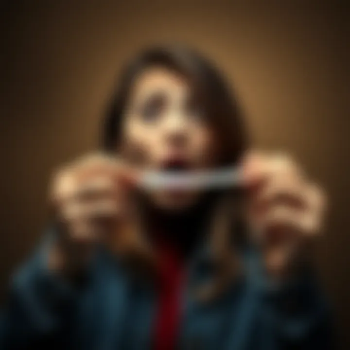 A shocked friend holding a slip that was sold by another friend, symbolizing betrayal and broken trust.