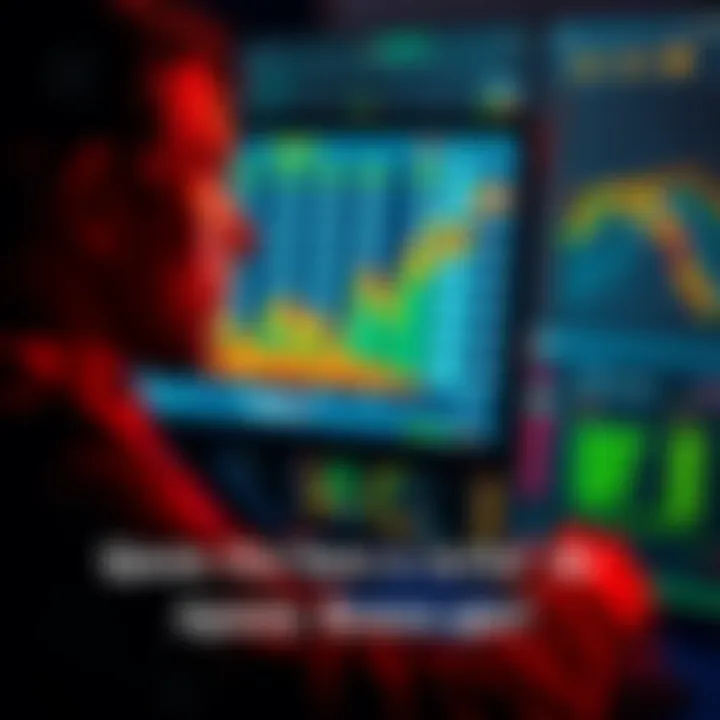 Person analyzing betting chart A person looking at a computer screen displaying betting statistics and profits
