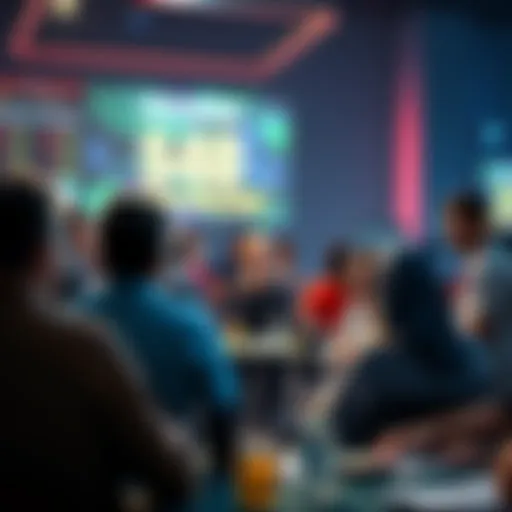 Betting Challenge Announcement A group of people discussing a $40 betting challenge in a lively forum setting.