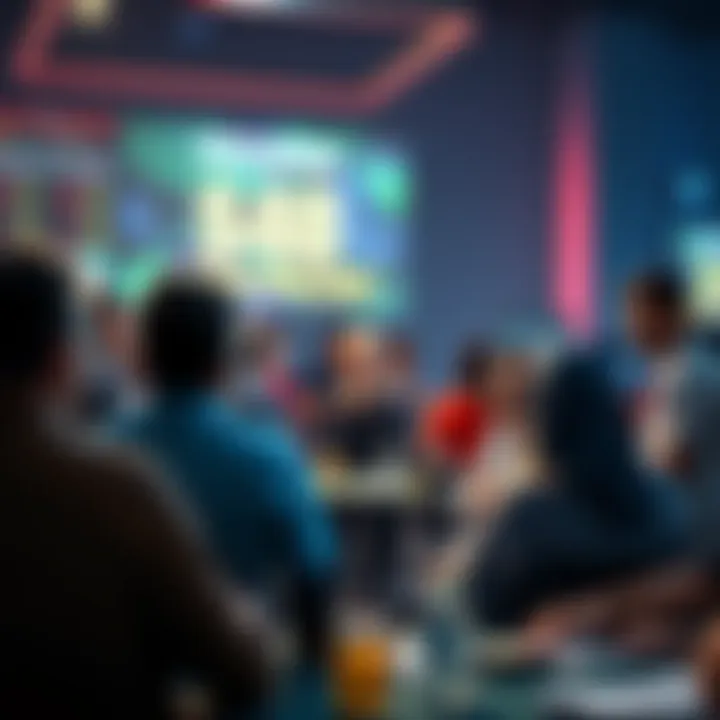 Betting Challenge Announcement A group of people discussing a $40 betting challenge in a lively forum setting.