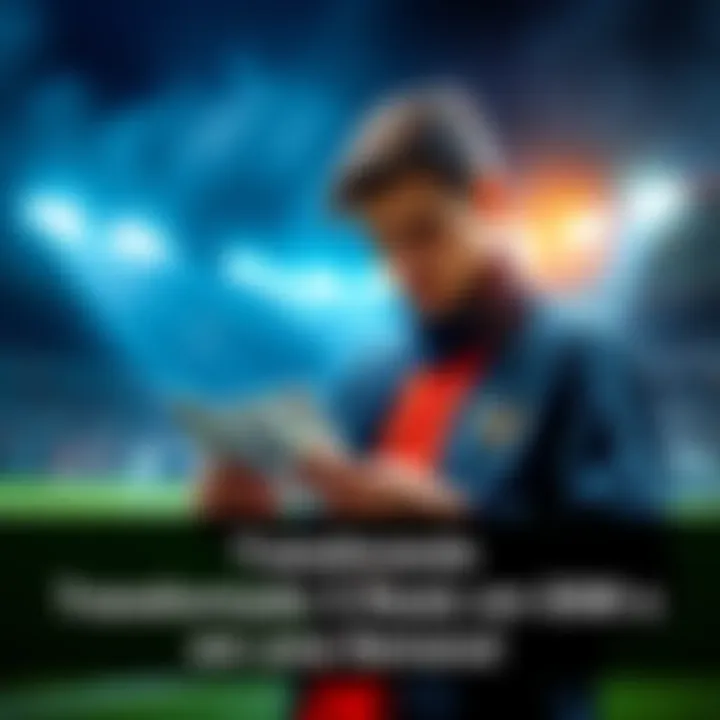 Person planning to turn a small amount of money into a larger sum through daily betting strategies