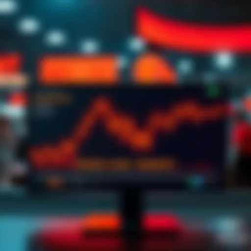 A graphic showing a dramatic drop in betting odds on a screen, illustrating the recent crash.