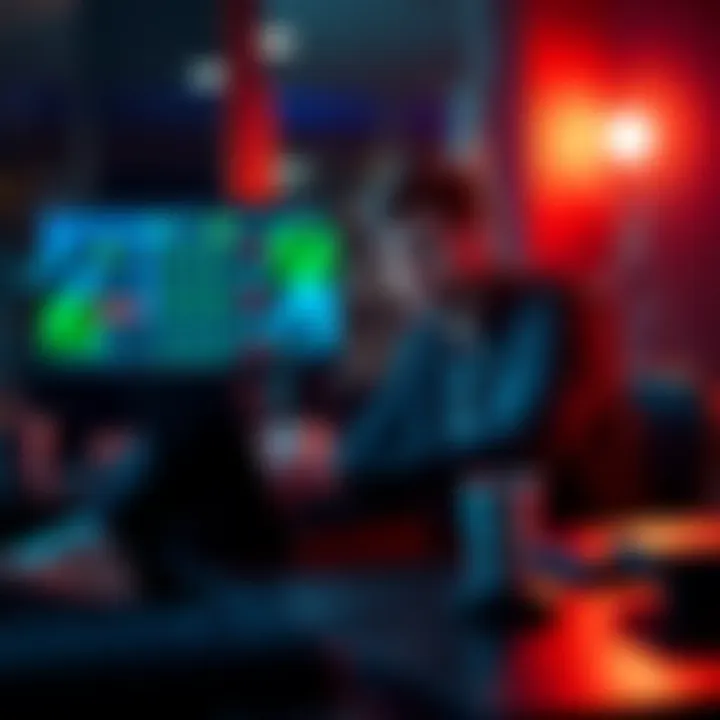 A person sitting at a desk with a laptop, looking unsure while reviewing a betting app on the screen.