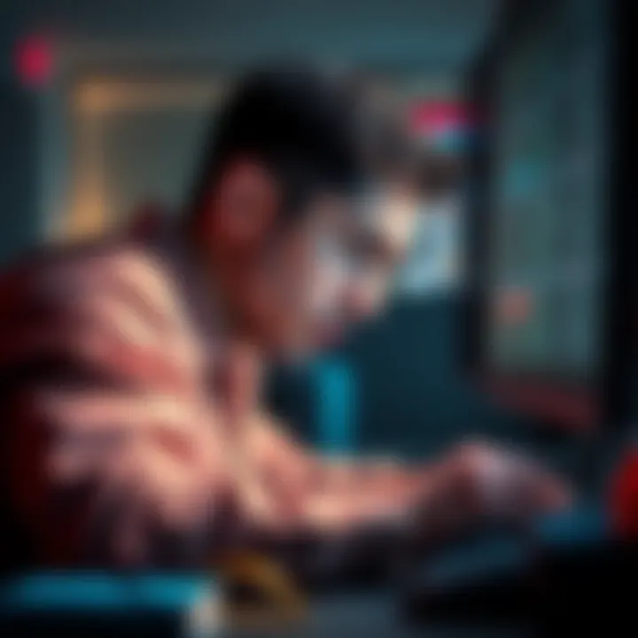 A person reviewing betting odds on a computer with a concerned expression, reflecting on sports betting choices.