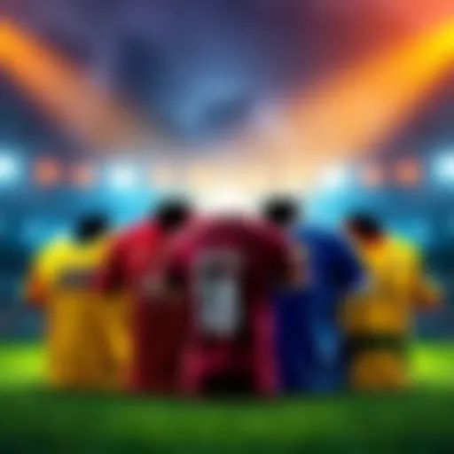 A graphic showing different home teams' jerseys and odds, highlighting the concept of betting on all home teams in a parlay.