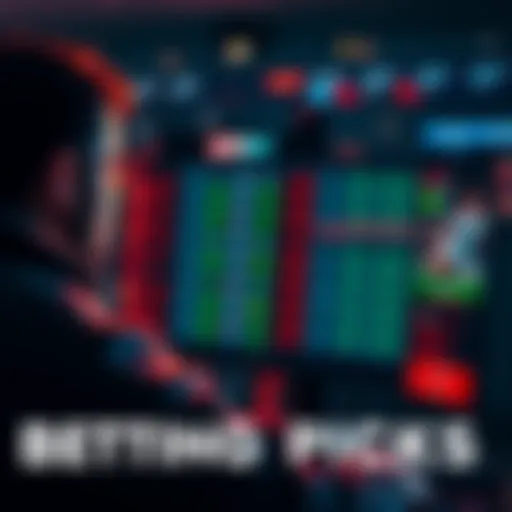 A person analyzing sports betting odds and making selections for January 7, showing a computer screen with betting options.