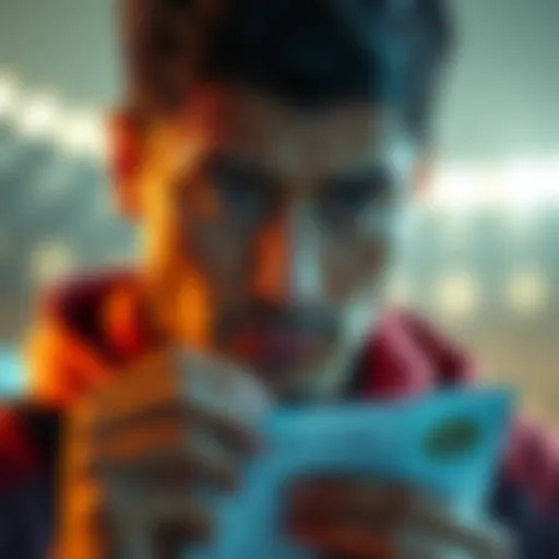 A person looking at their betting slip with a confused expression, questioning the validity of their wager on players from the same team.