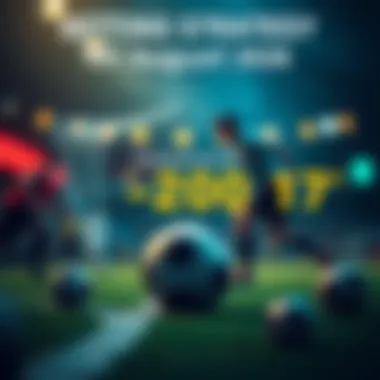 Graphic showing betting odds between -200 and +200 with soccer elements