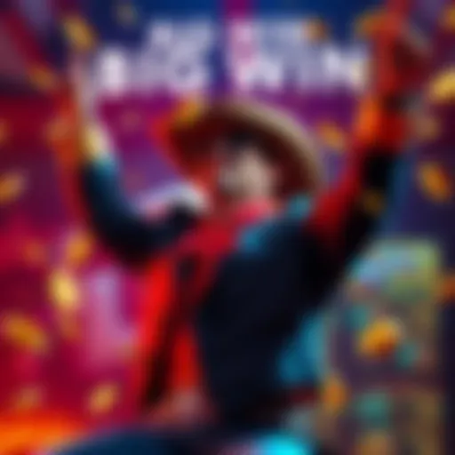 A player celebrating a big win of €2200 in the Le Cowboy slot game with 4 scatter bonuses