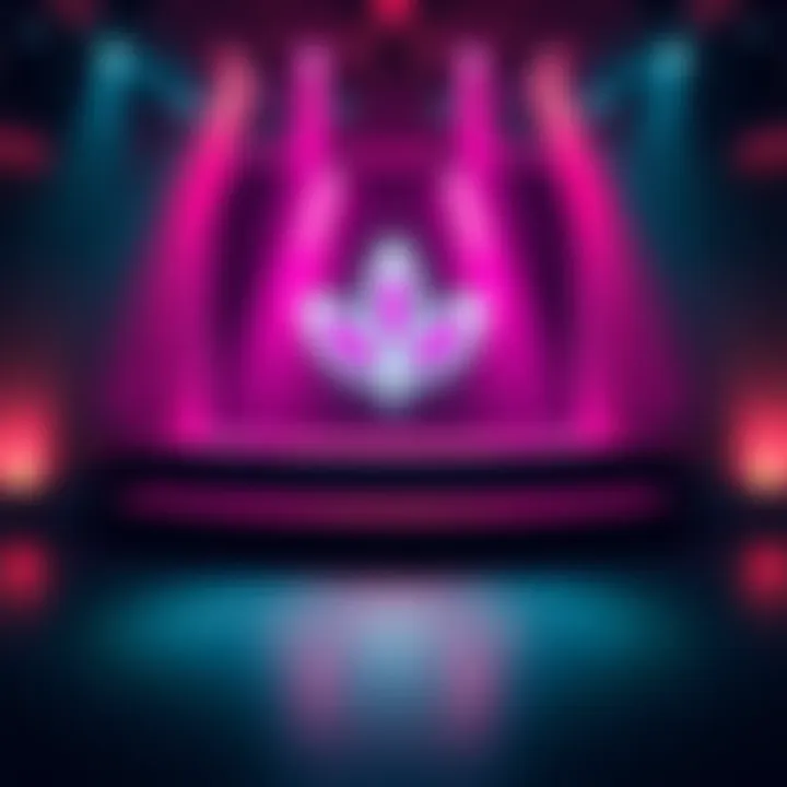 A vibrant graphic showing the Bilionáriosrow logo shining bright against a backdrop of the Lab's shadows, reflecting its rise to popularity.