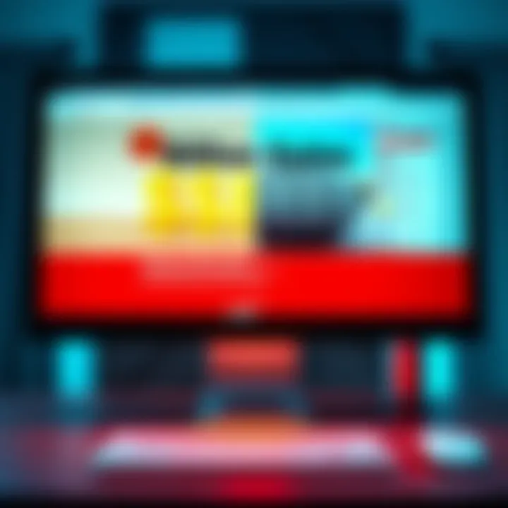 A computer screen displaying a post about winning a million dollars, contrasting with another post being removed, symbolizing moderation issues.