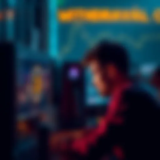 Frustrated person looking at a computer screen while waiting for a Bitcoin withdrawal to be processed