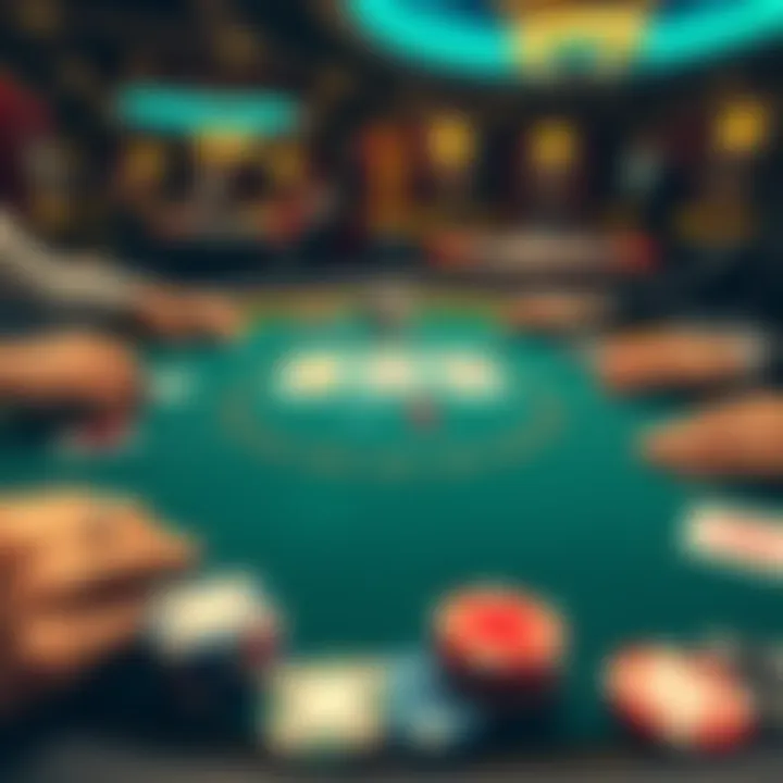 A blackjack table with cards and chips, showing players engaged in CSM play and Perfect Pair bets.