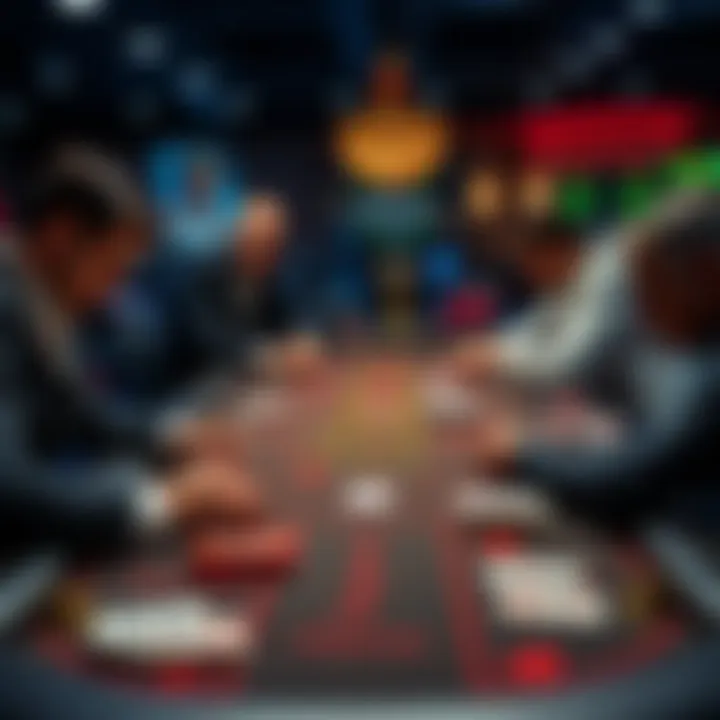 Players at a blackjack table placing insurance bets against a ten-valued card